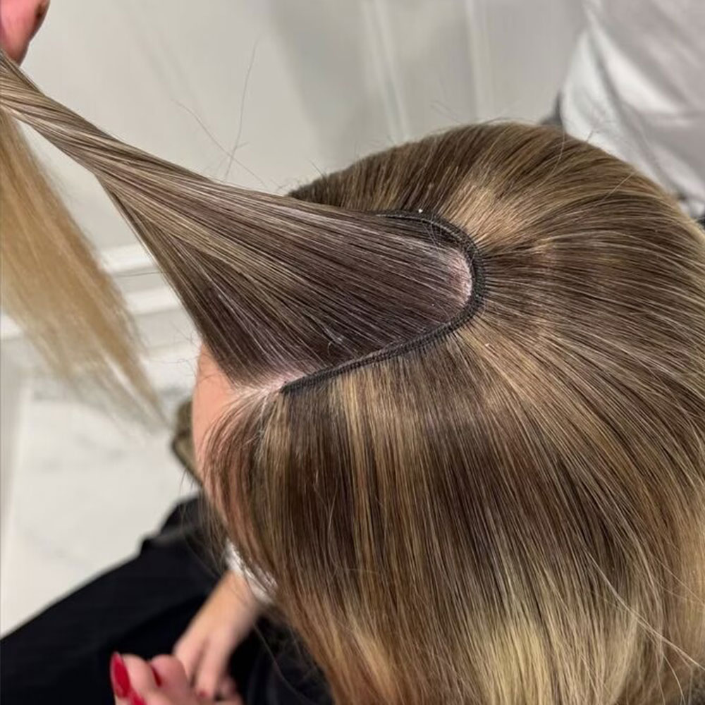 Seamless Clip In Hair Extensions Human Hair - V Shape Clip In Human Hair