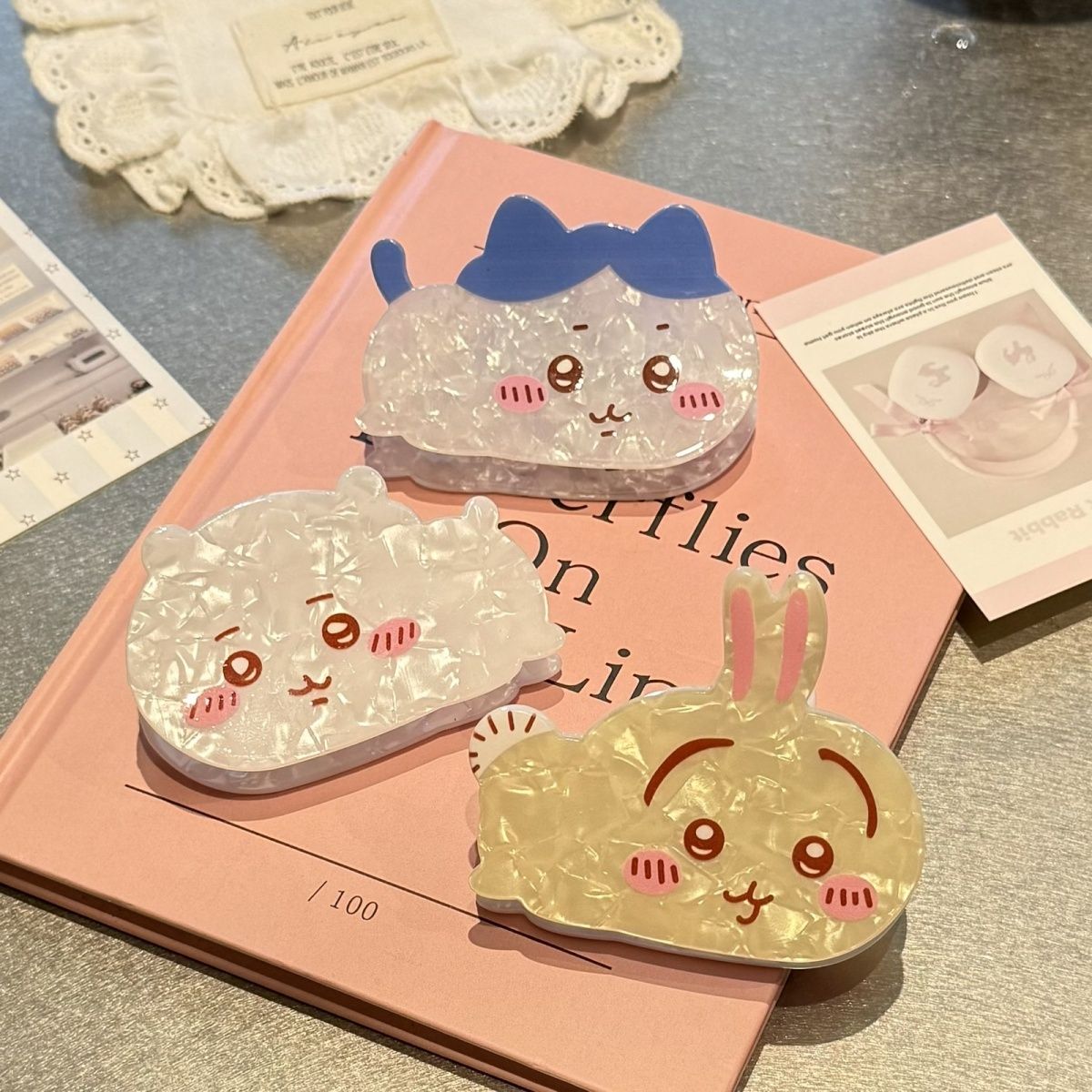 Hair Bundles - Chiikawa Usagi Hachiware Cute Cartoon Shark