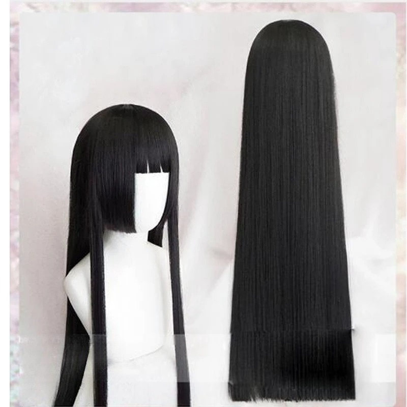 Synthetic Braided Wigs For Black Women - 100cm Yumeko Jabami Cosplay Wigs Black