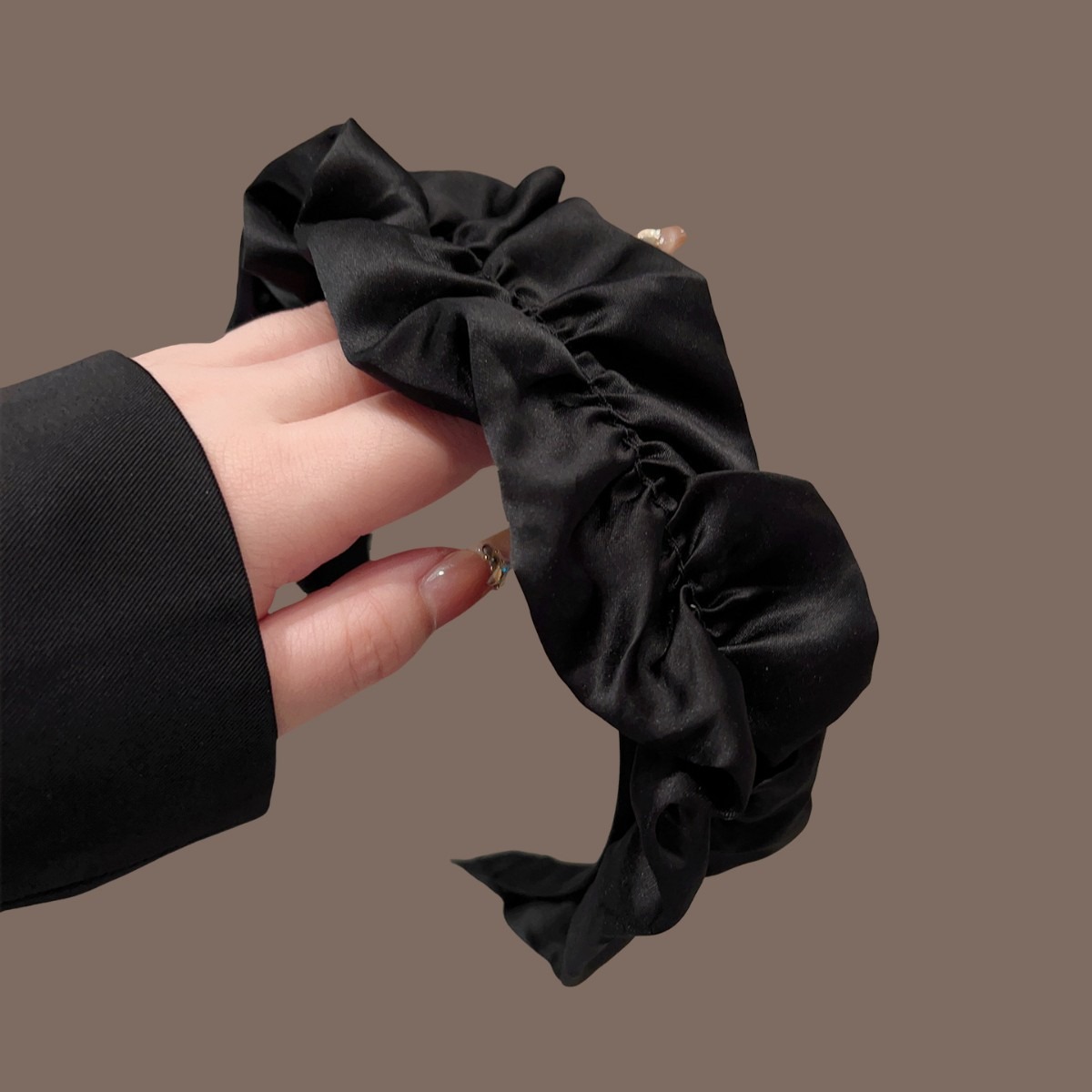 Hair Clips - Mysterious Elegant Lightweight Luxuriou Handmade Ribbon