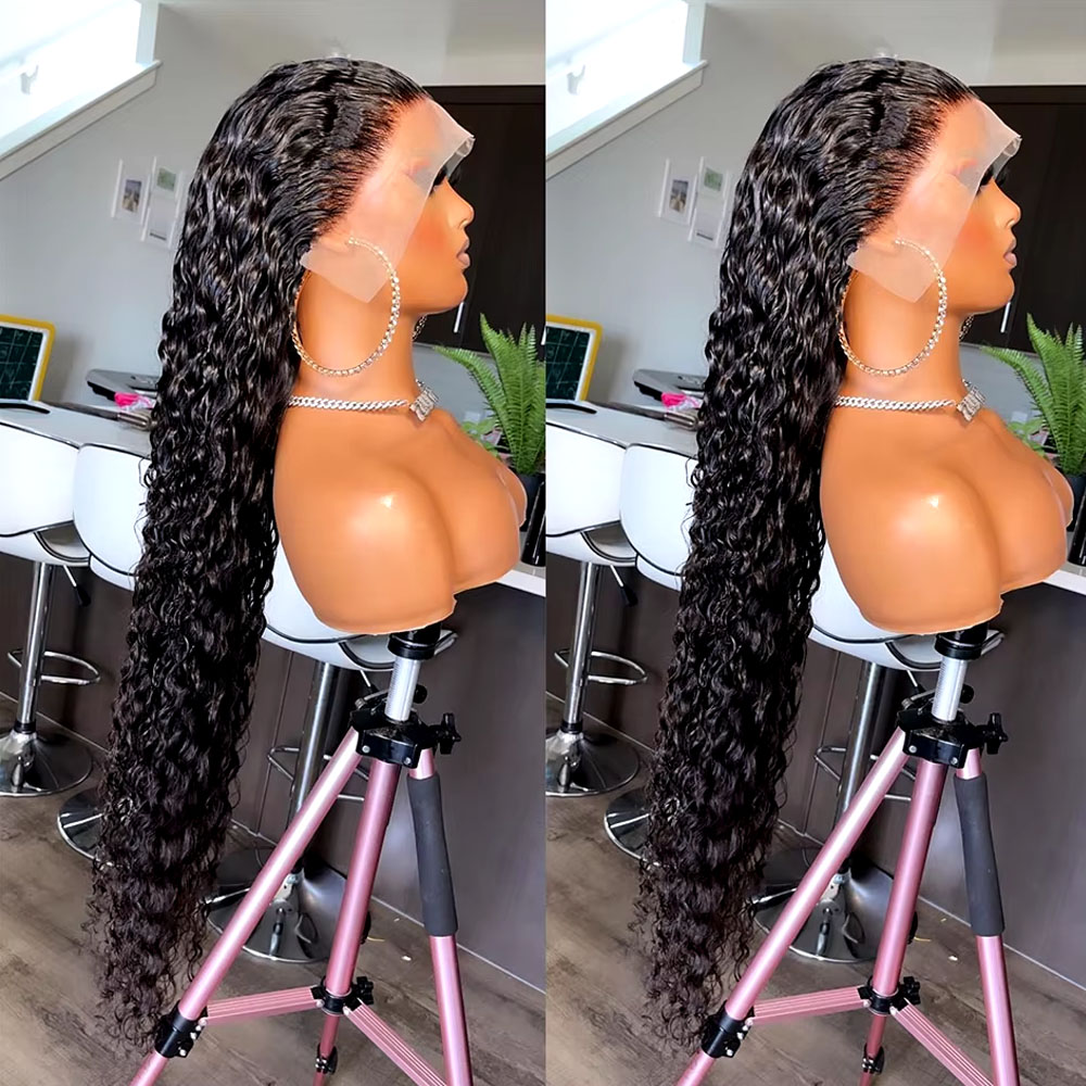Lace Front Wigs - 42 Inch Brazilian Virgin Human Hair