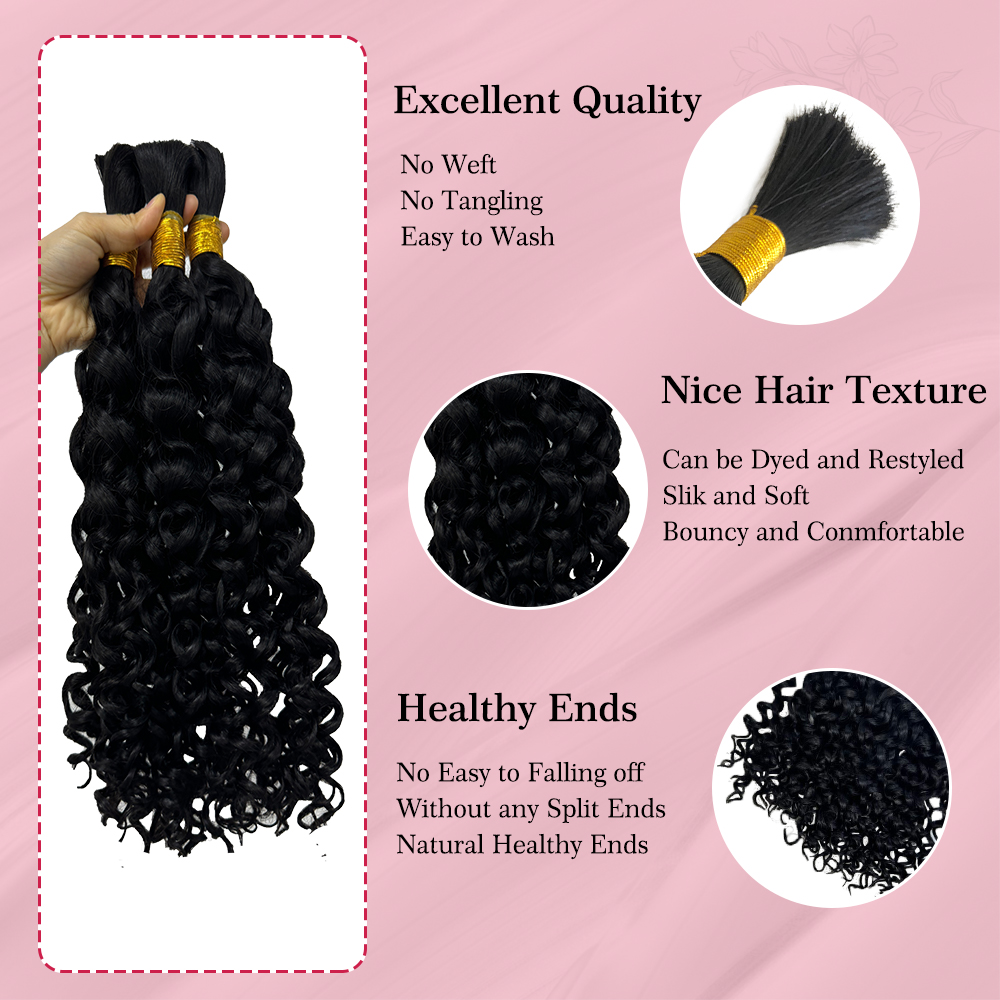 Ali Queen Hair Water Wave Bulk - Water Wave Bulk Human Hair For Braiding review and price