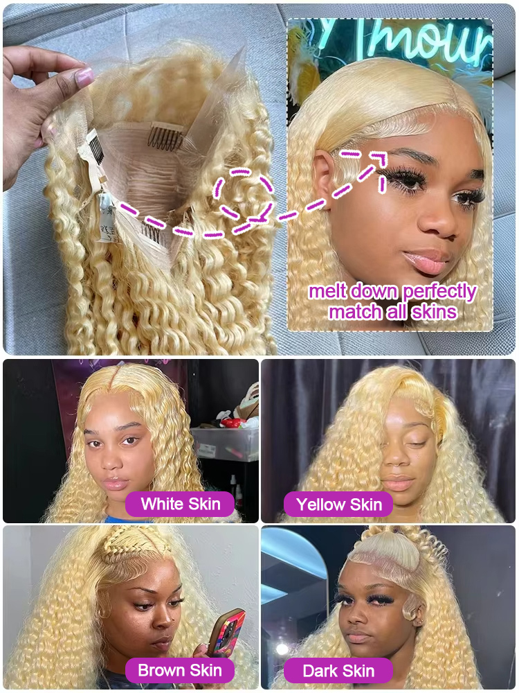 30 40 Inch Deep Wave 13x6 HD L - Water Wave Bulk Human Hair For Braiding review and price