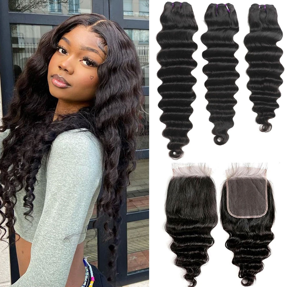 Loose Deep Wave Bundles With C - Deep Wave 3 Bundles With Closure review and price