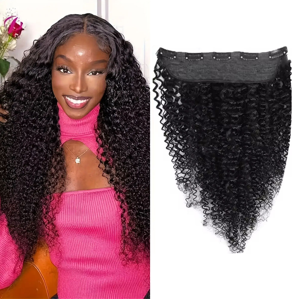 1 Pcs Clips In One Piece Hair  - Seamless Clip In Hair Extensions Human Hair review and price
