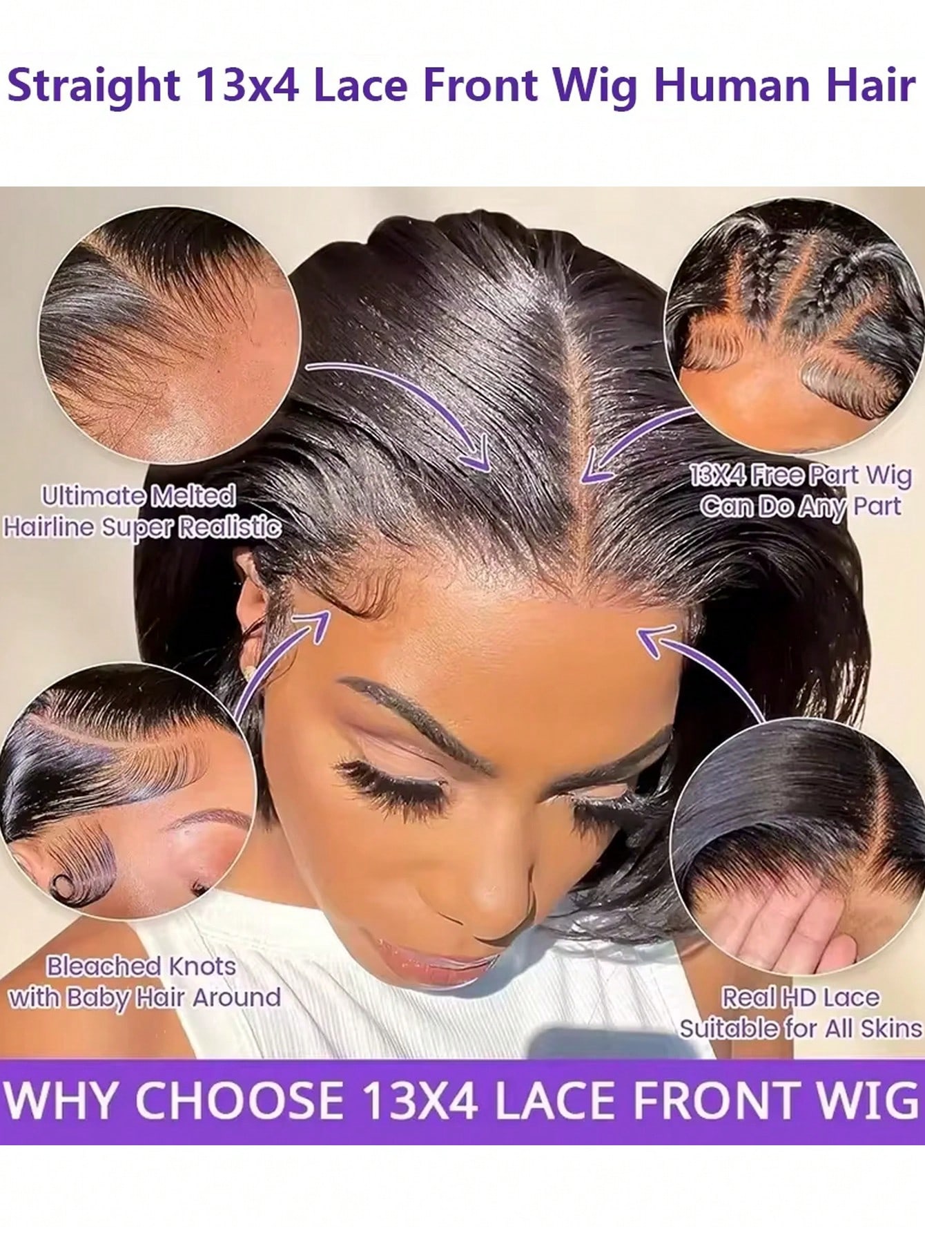 Gowik 250% Density 13x4 Lace F - Pre Parted 13X4 Lace Front Bob Wig review and price