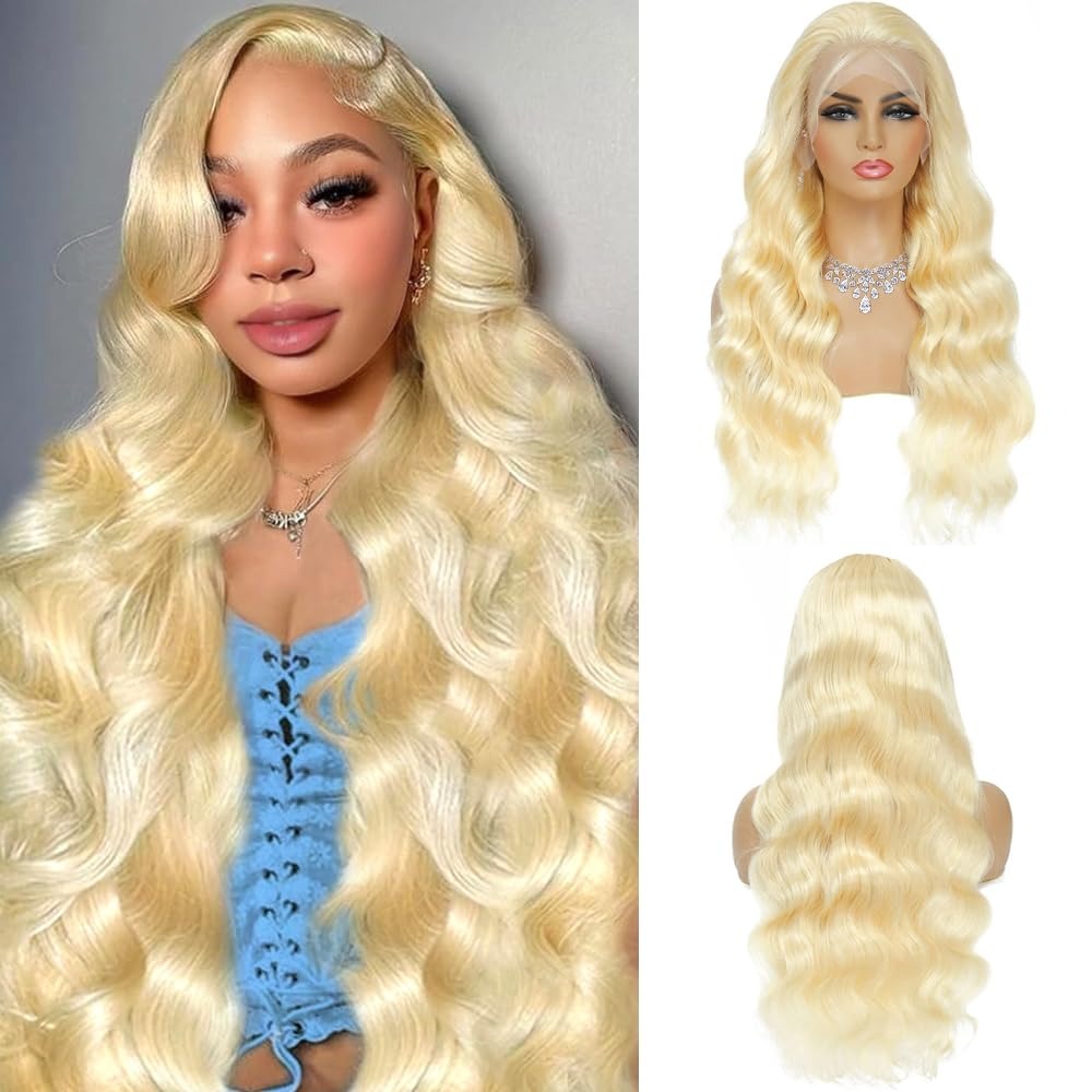 613 HD Lace Frontal Wig 200% D - 613 Blonde Body Wave Lace Front Wig review and price