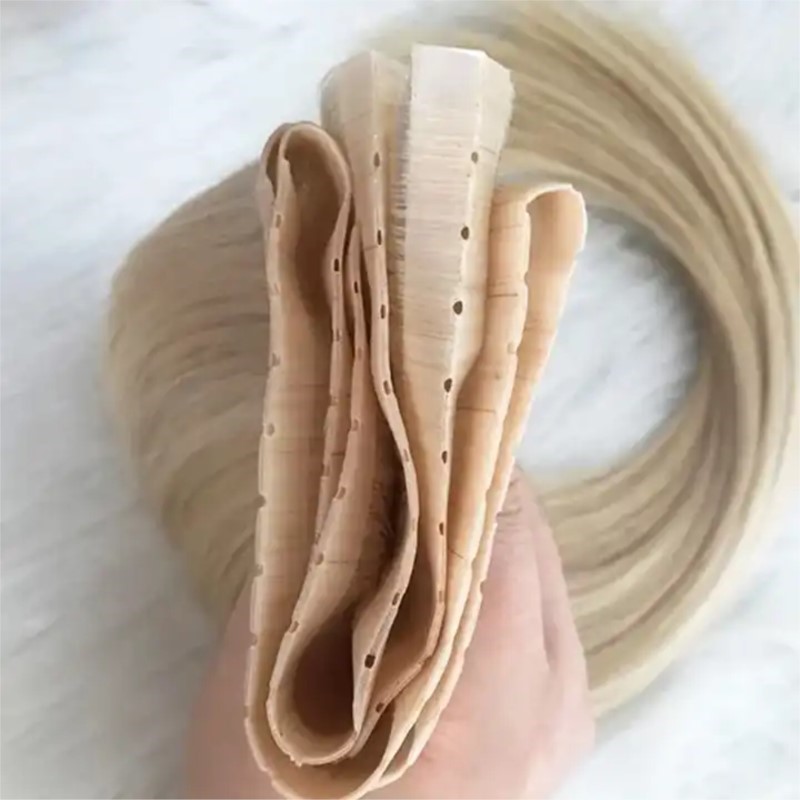 Invisible PU Weft Hair with Ho - Invisible Tape In Extensions Real Hair review and price
