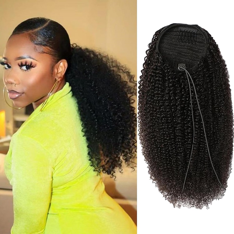24 26 Inches Long Afro Kinky C - Seamless Clip In Hair Extensions Human Hair review and price