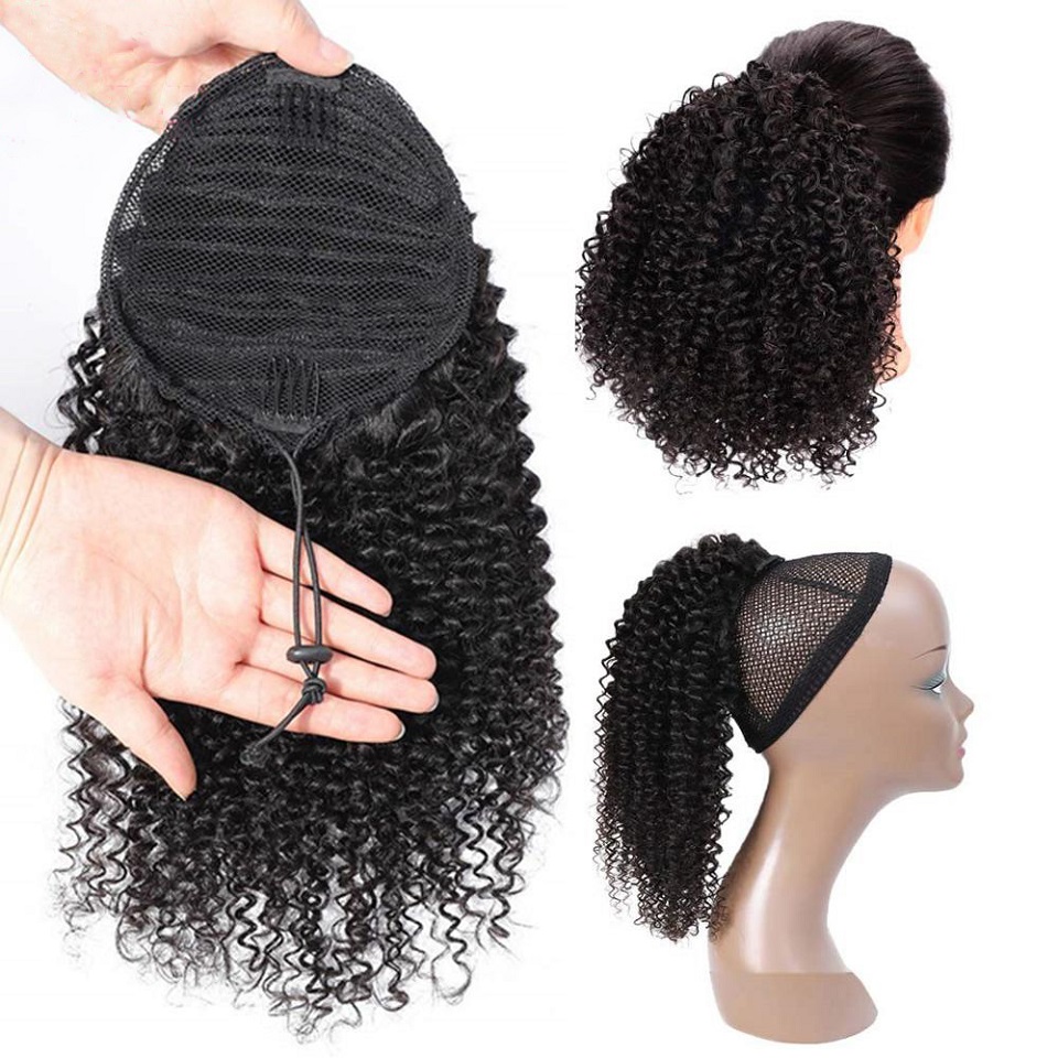 24 26 Inches Long Afro Kinky C - Seamless Clip In Hair Extensions Human Hair review and price