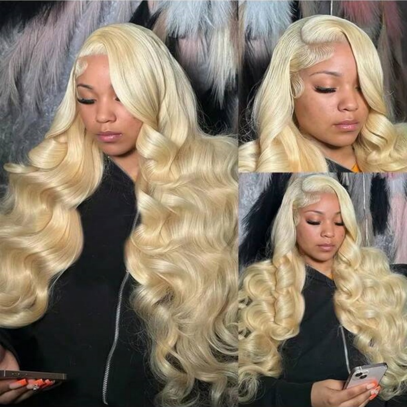 Honey Blonde 613 Body Wave Hum - 613 Blonde Body Wave Lace Front Wig review and price