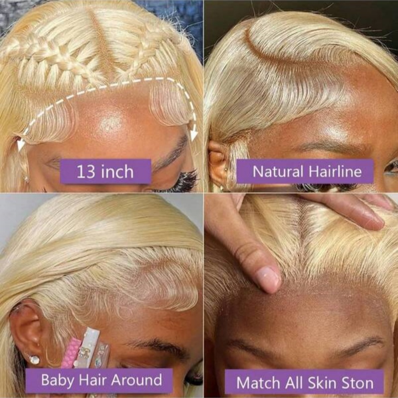 Honey Blonde 613 Body Wave Hum - 613 Blonde Body Wave Lace Front Wig review and price
