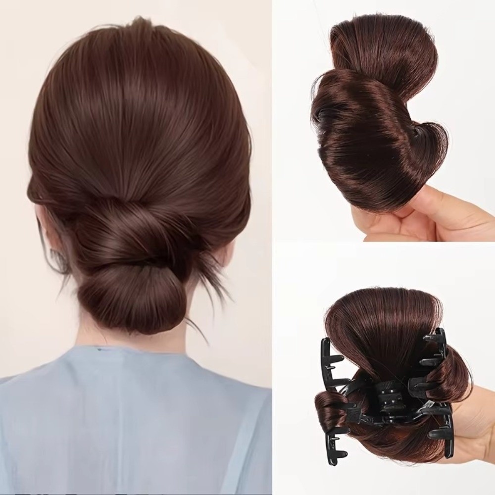 Naturally Synthetic Hair Bun W - Claw Clip Messy Bun Hair Piece review and price