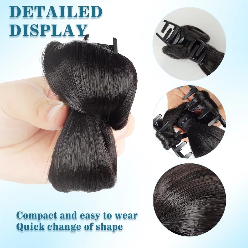 Naturally Synthetic Hair Bun W - Claw Clip Messy Bun Hair Piece review and price