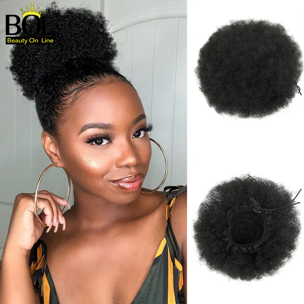 Afro Puff Drawstring Ponytail  - Drawstring Afro Curly Puff Ponytail review and price