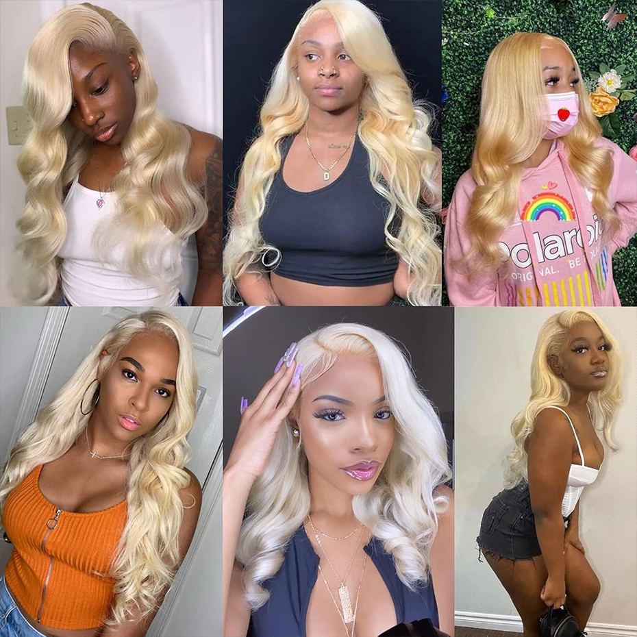 13x6 Hd Lace Frontal Wig 613 H - 613 Blonde Body Wave Lace Front Wig review and price
