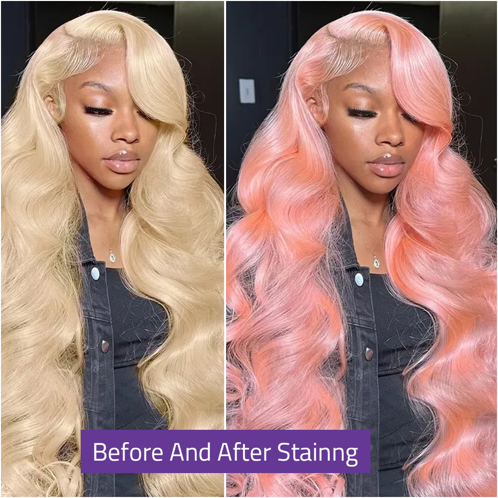 613 13x6 HD Transparent Lace F - 613 Blonde Body Wave Lace Front Wig review and price