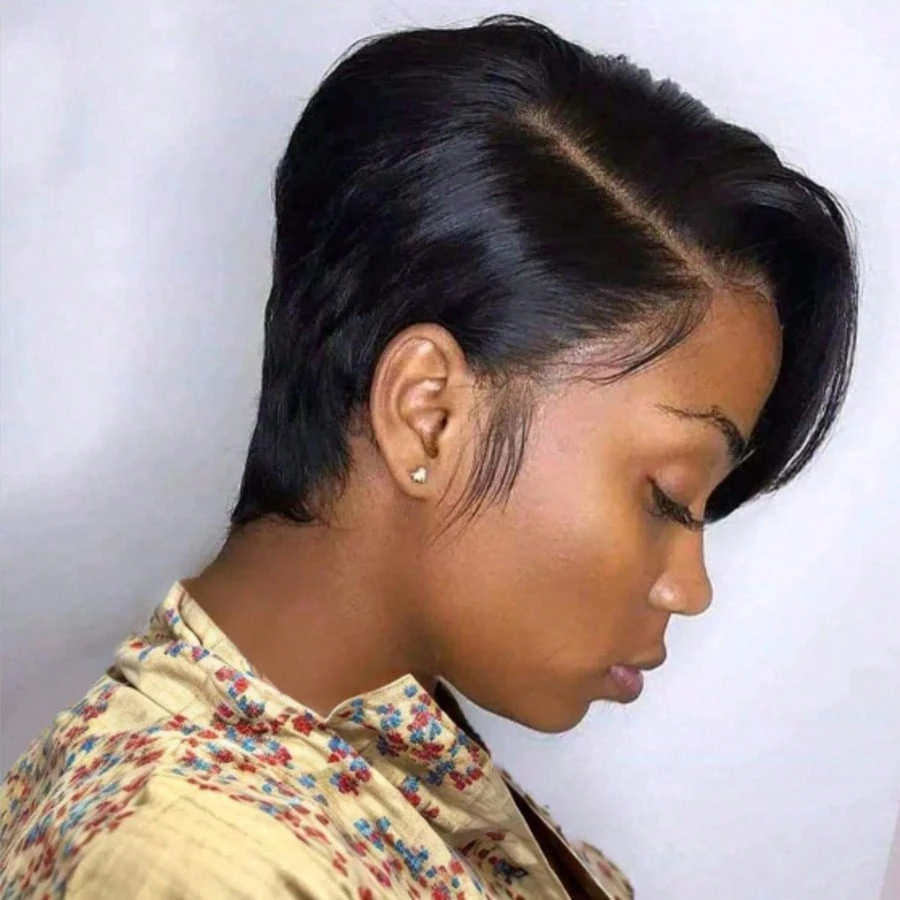 Short Cheap Wholesale Pixie Cu - Short Pixie Cut Wig Human Hair Cheap review and price