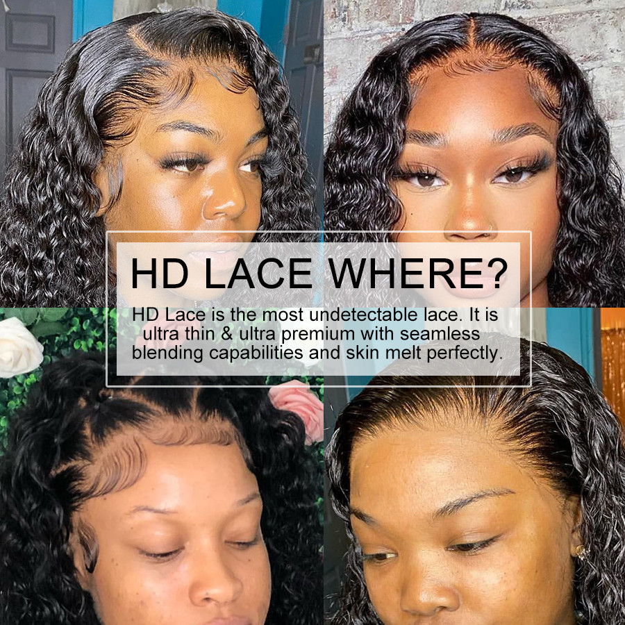 Ultra Fitted 250% Curly Wigs H - Hd Lace Frontal Wig Human Hair Pre Plucked review and price