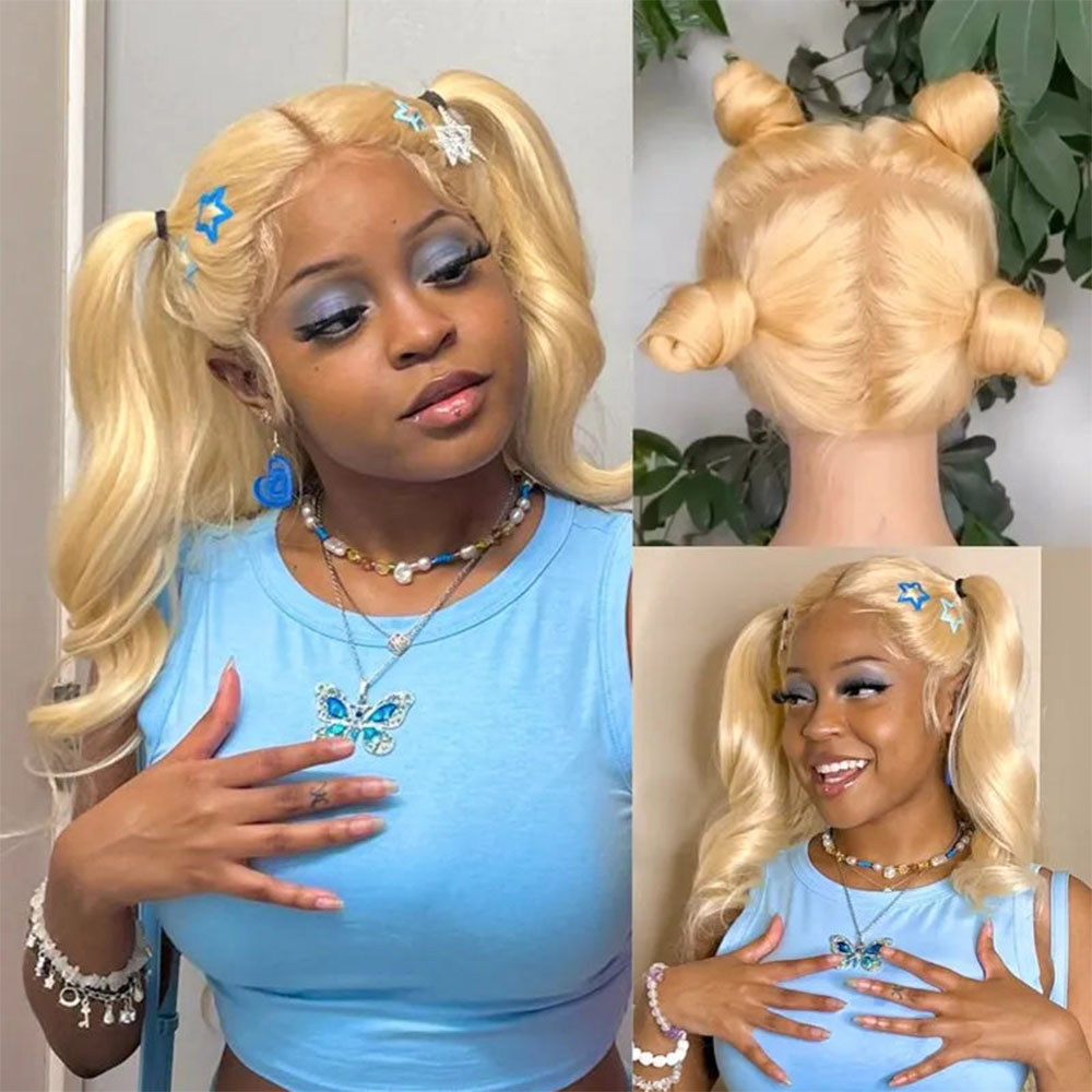 613 Blonde 13x6 13x4 HD Lace F - 613 Blonde Body Wave Lace Front Wig review and price