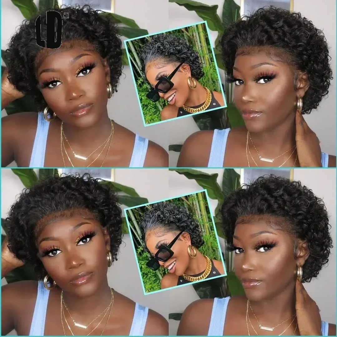Pixie Cut Wig 99J Color Lace W - Short Pixie Cut Wig Human Hair Cheap review and price