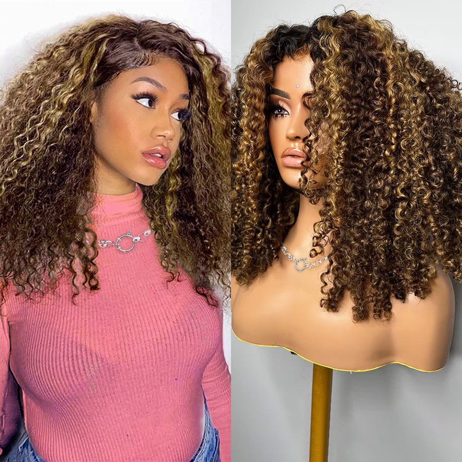 Highlight Honey Blonde Wear An - Glueless Wear And Go Human Hair Wig review and price