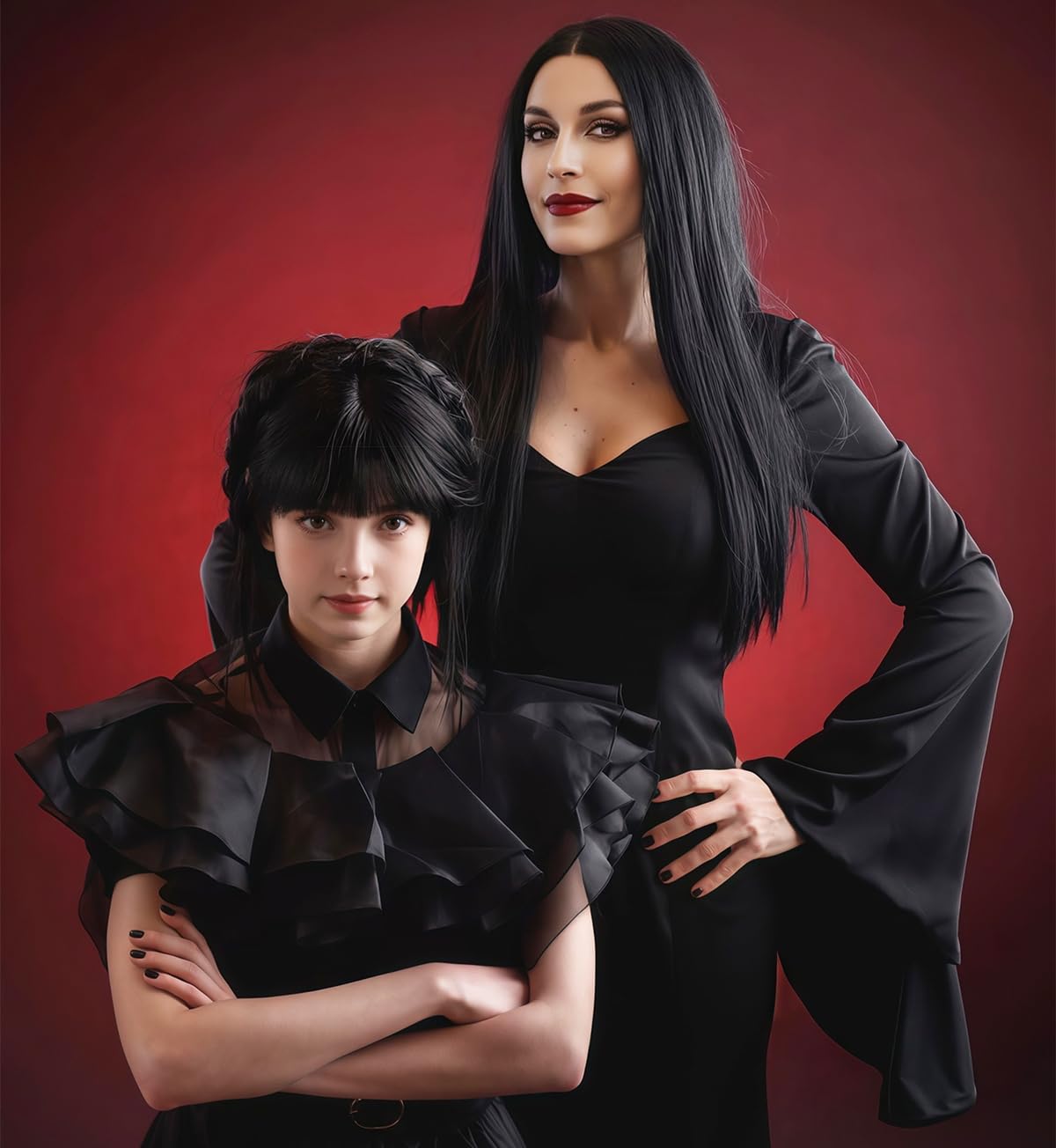 Synthetic Long Black Wig for W - Synthetic Braided Wigs For Black Women review and price