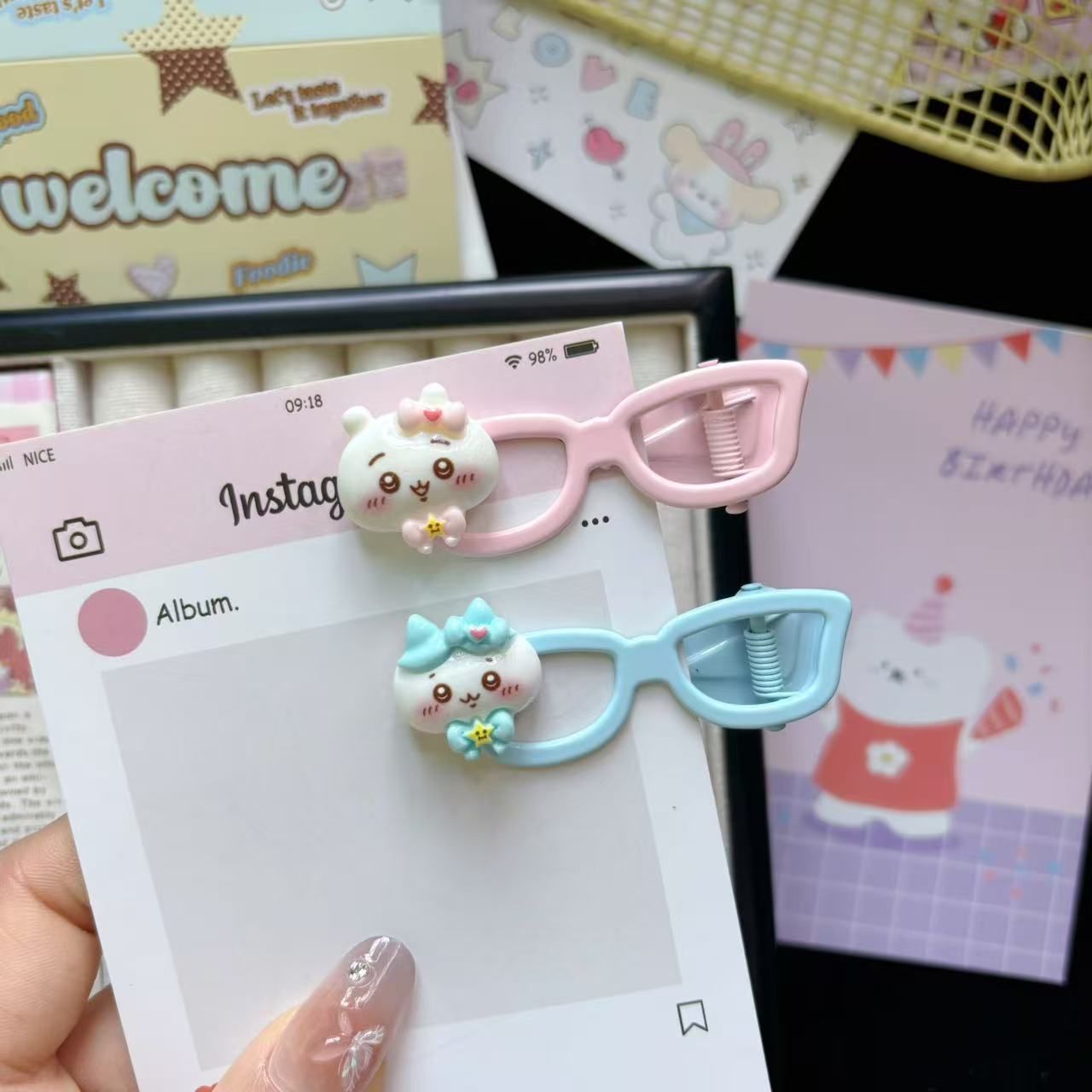 Ji Yi Ka Wa Cartoon Cute Littl - Hair Bundles review and price