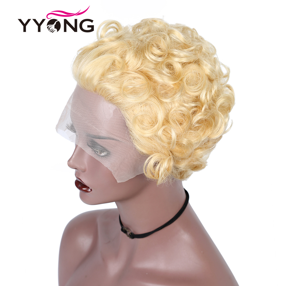 613 Honey Blonde Pixie Cut Lac - Short Pixie Cut Wig Human Hair Cheap review and price
