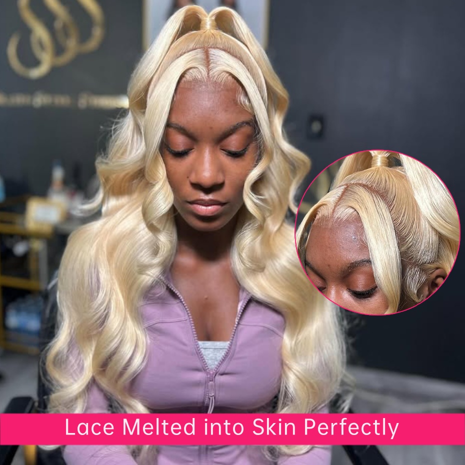 613 Colored Body Wave Human Ha - 613 Blonde Body Wave Lace Front Wig review and price