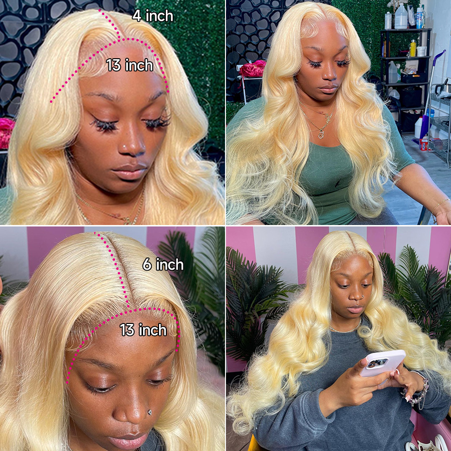 613 Colored Body Wave Human Ha - 613 Blonde Body Wave Lace Front Wig review and price