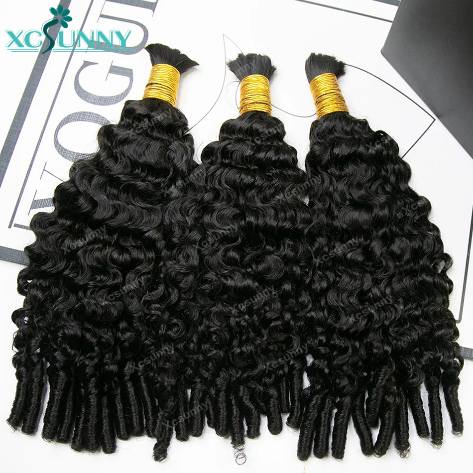 Water Curly Boho Braids Human  - Water Wave Bulk Human Hair For Braiding review and price