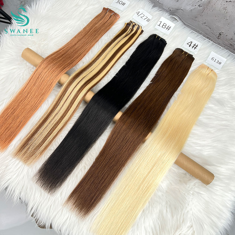 Clip in Hair Extensions Real N - Seamless Clip In Hair Extensions Human Hair review and price