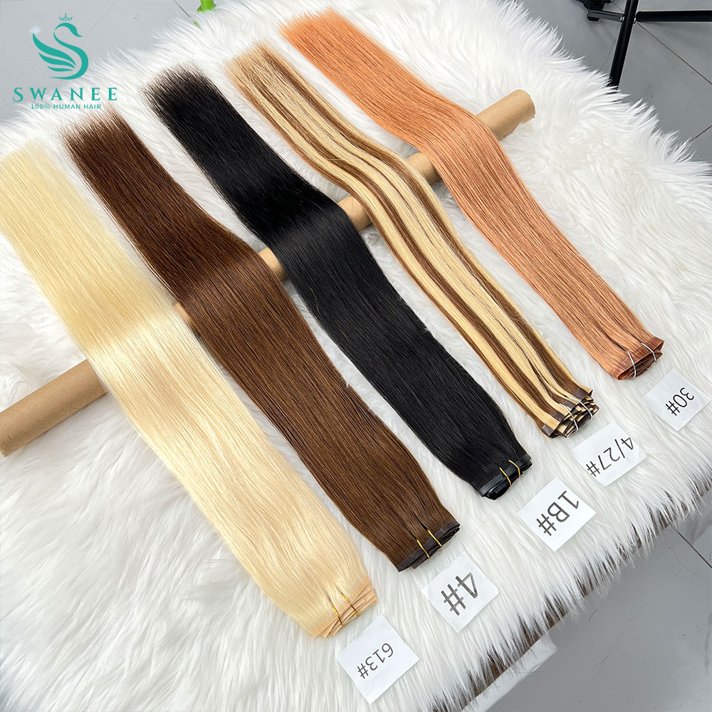 Clip in Hair Extensions Real N - Seamless Clip In Hair Extensions Human Hair review and price