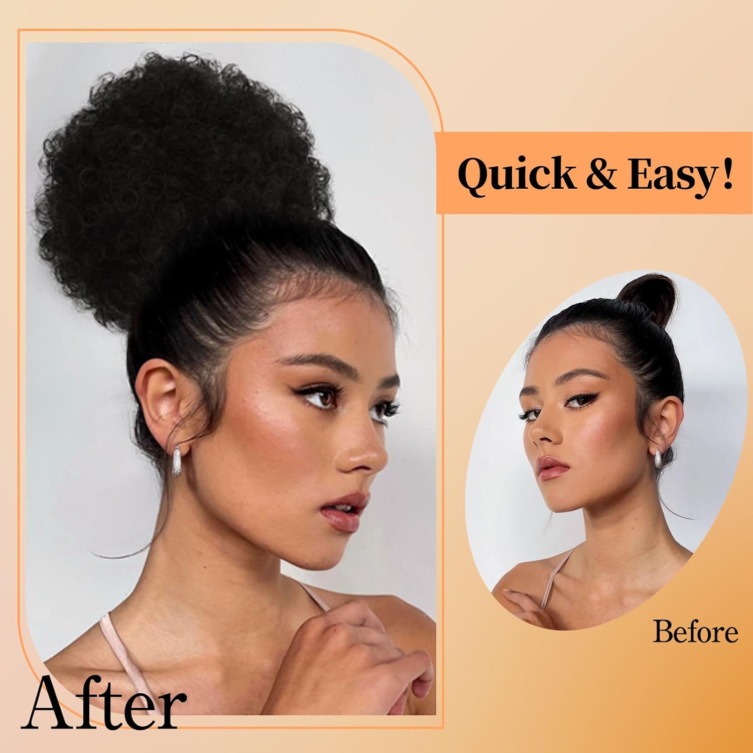 Afro Puff Drawstring Ponytail  - Drawstring Afro Curly Puff Ponytail review and price