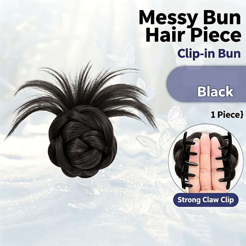 Fluffy Spiky Messy Bun Hair Pi - Claw Clip Messy Bun Hair Piece review and price