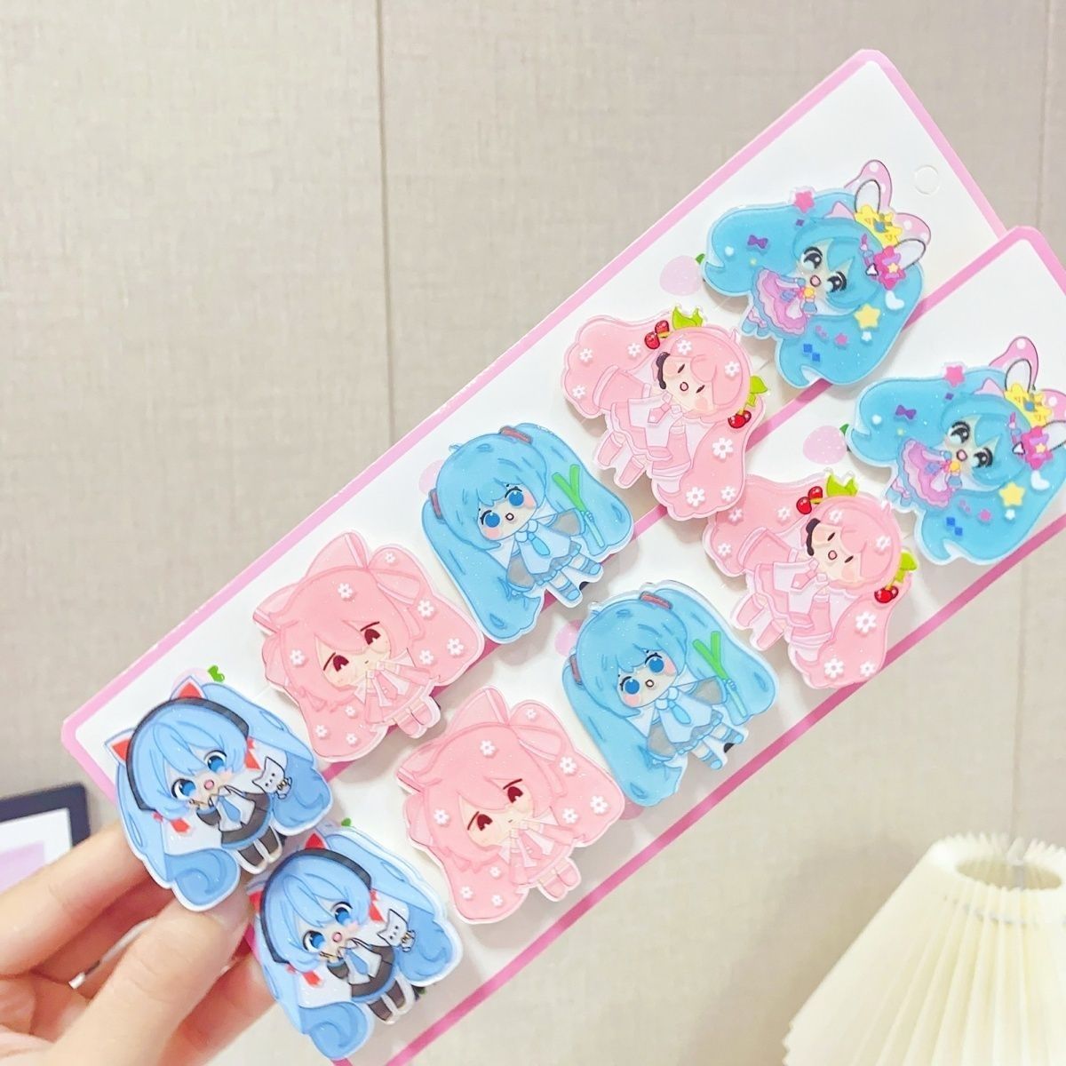 Hatsune Miku cartoon hair clip - Hair Bundles review and price