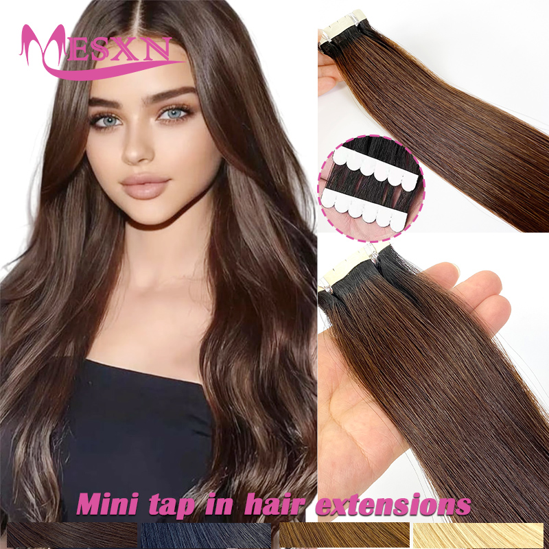 Mini Tape In Human Hair Extens - Invisible Tape In Extensions Real Hair review and price