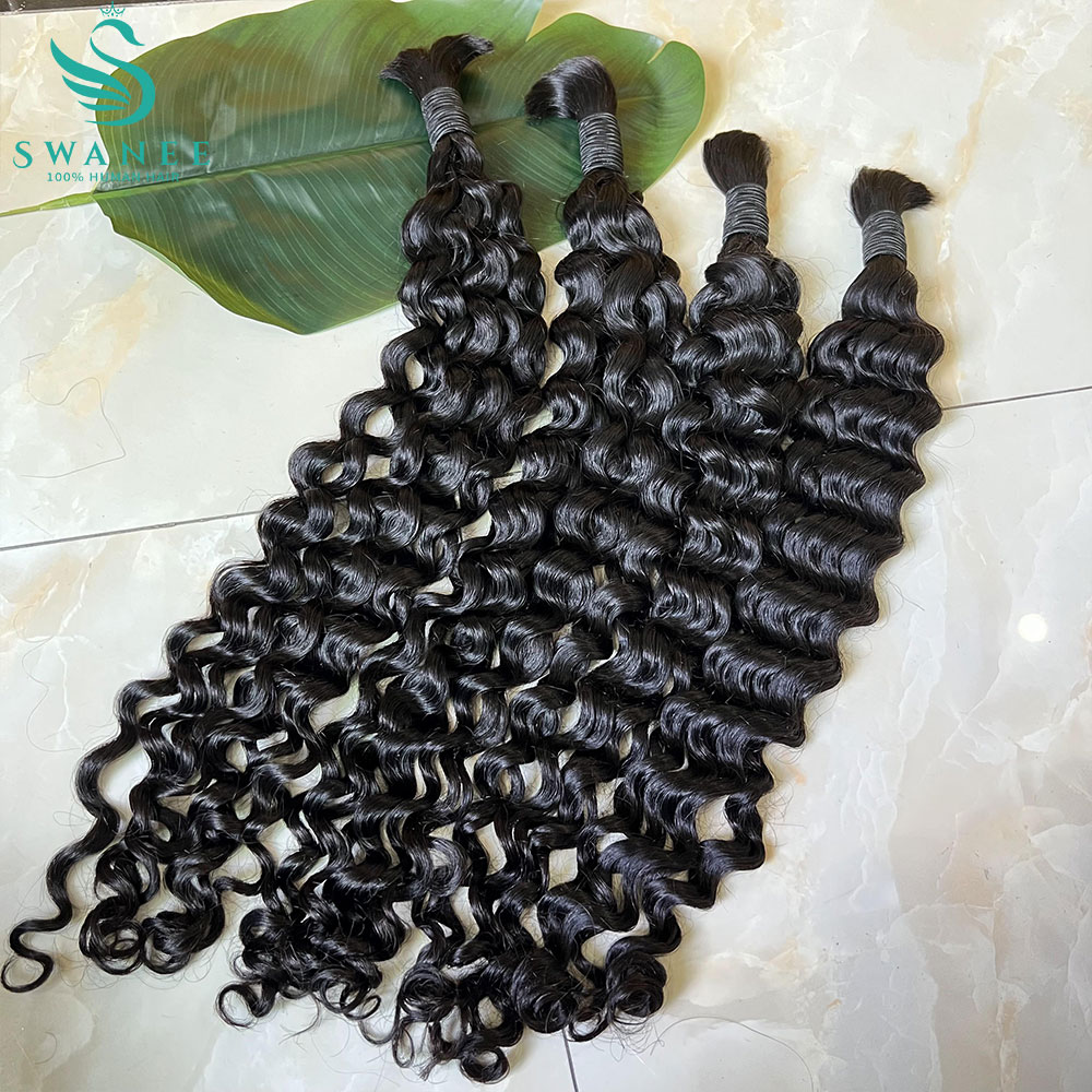 Water Wave 100% Human Hair Bul - Water Wave Bulk Human Hair For Braiding review and price