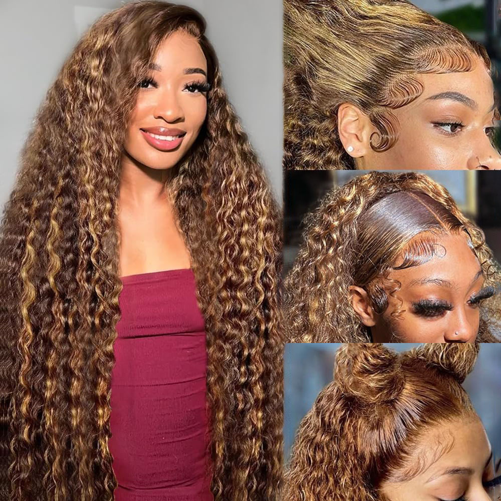 36 Inch Deep Wave P4/27 Highli - Lace Front Wigs review and price
