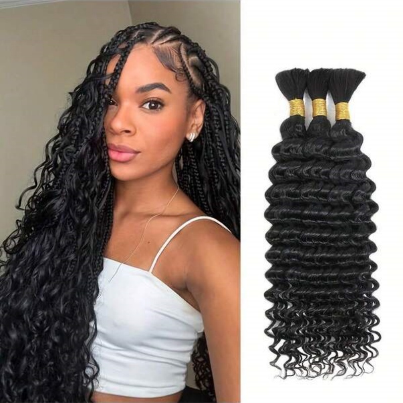 2 Bundles Water Wave Bulk Huma - Water Wave Bulk Human Hair For Braiding review and price