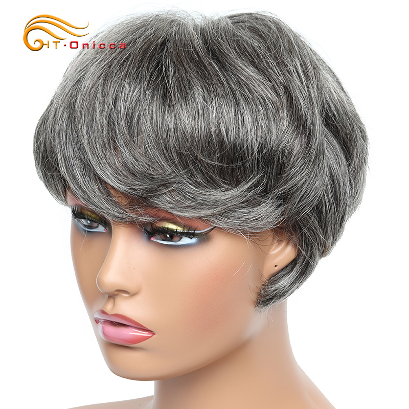 Cheap Short Wig Straight Human - Short Pixie Cut Wig Human Hair Cheap review and price