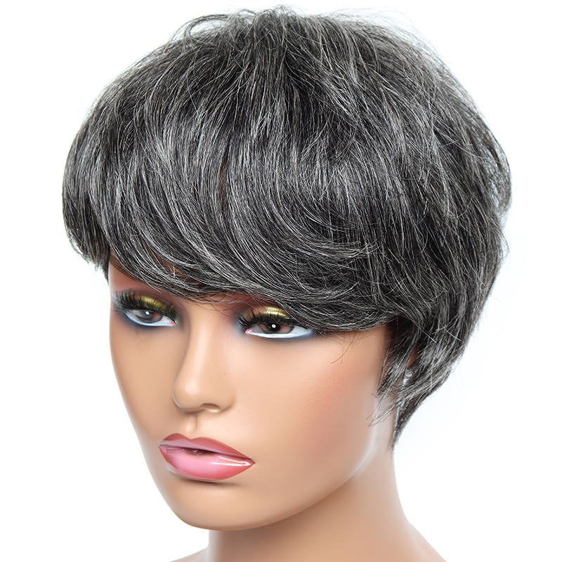 Cheap Short Wig Straight Human - Short Pixie Cut Wig Human Hair Cheap review and price