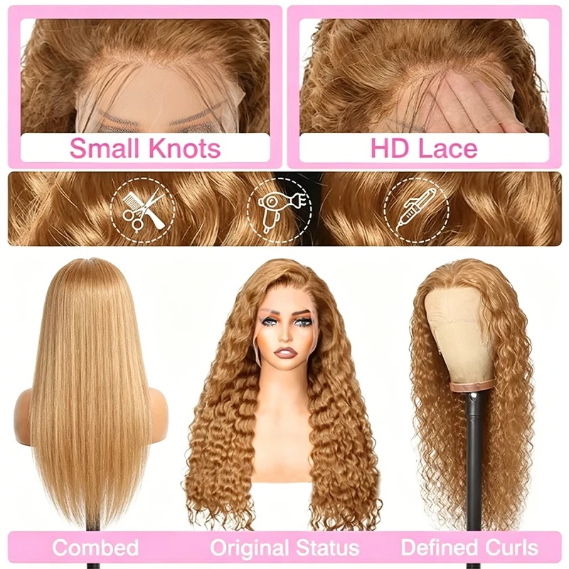 34 38Inch Honey Blonde Wig Hum - Lace Front Wigs review and price