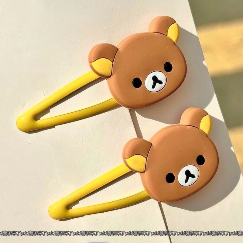 Cute Rilakkuma Cartoon Hair Cl - Hair Bundles review and price