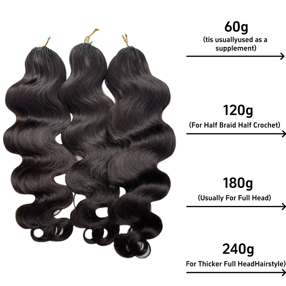 Knotless Pre Separated 100% Hu - Water Wave Bulk Human Hair For Braiding review and price