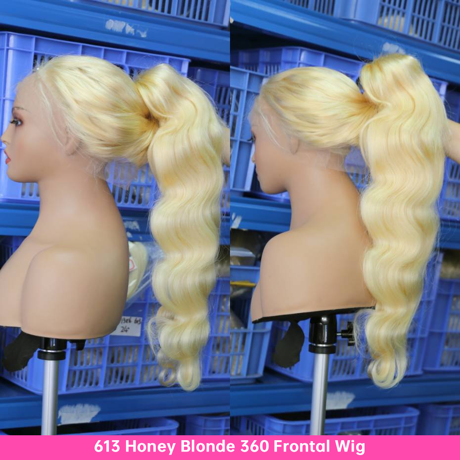 Platinum Blonde 613 Hd 13x6 La - 613 Blonde Body Wave Lace Front Wig review and price