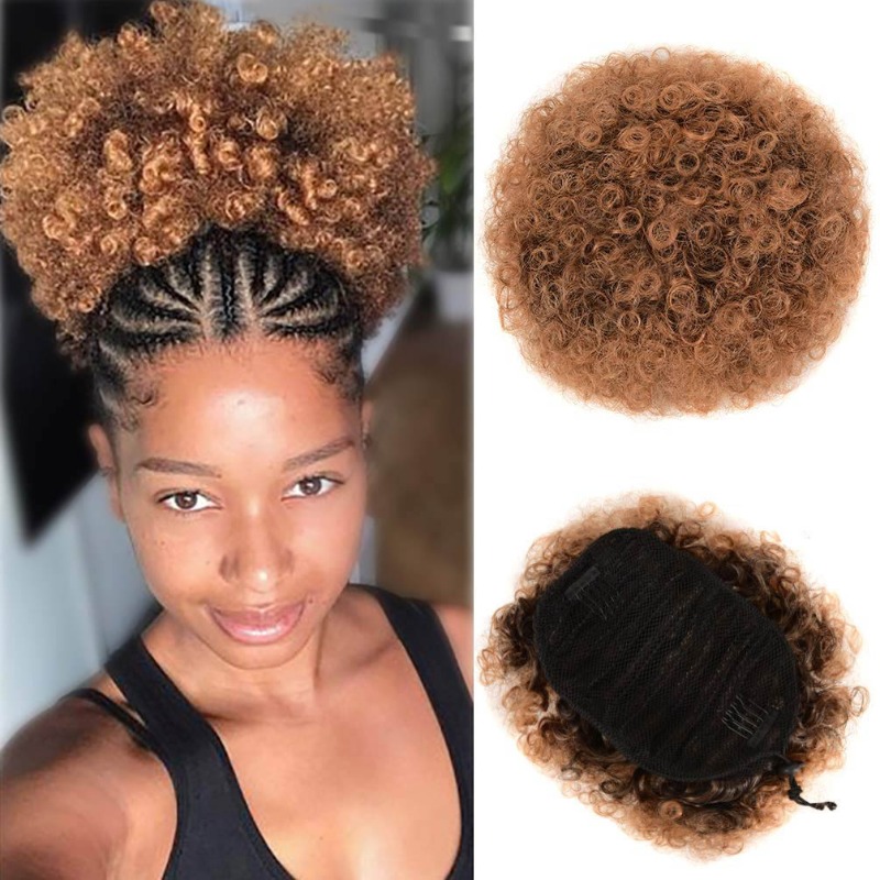 Drawstring Afro Puff Bun | 8 I - Drawstring Afro Curly Puff Ponytail review and price