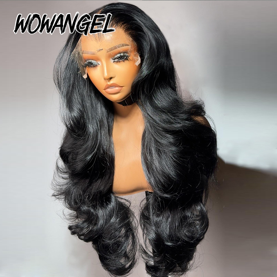 Wow Angel Body Wave Jet Black  - Hd Lace Frontal Wig Human Hair Pre Plucked review and price