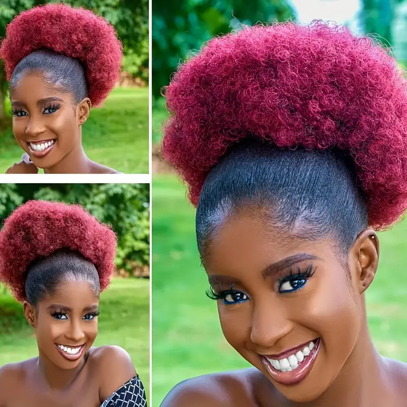 1pc Women's 10-Inch Afro Kinky - Drawstring Afro Curly Puff Ponytail review and price
